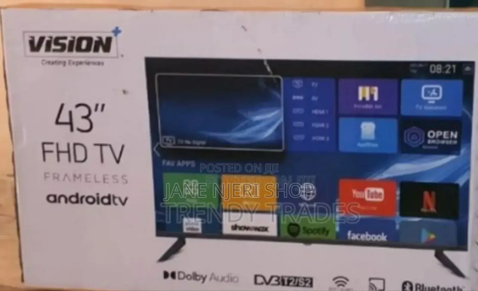 Bluetooth Enabled Vision 43 Smart Tv