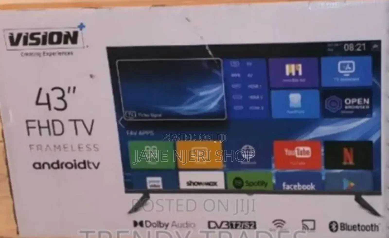 Bluetooth Enabled Vision 43 Smart Tv