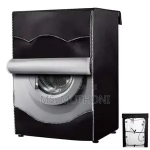 Black Zippered Double Layered Waterproof W/ Machine Cover
