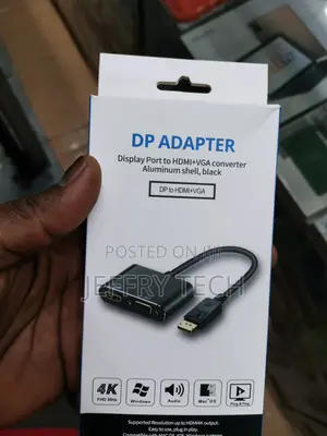 Travel a/v Adapter: 2-in-1 Displayport to HDMI or VGA