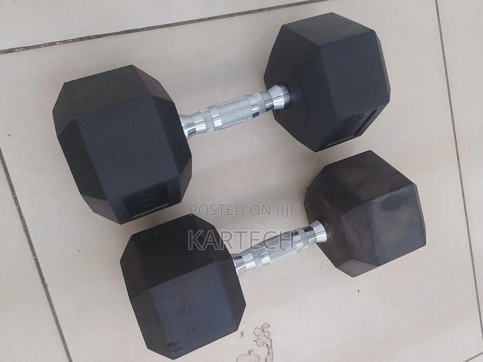 10kg Hexagonal Dumbbells