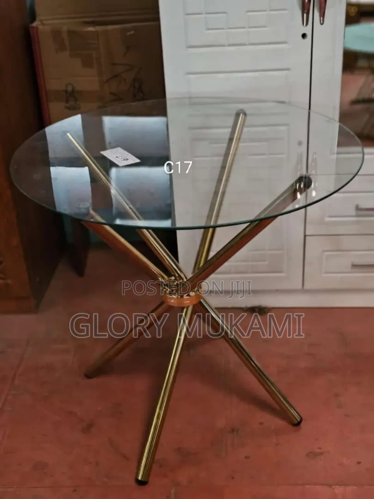 Glass Round Modern Cofffe Table