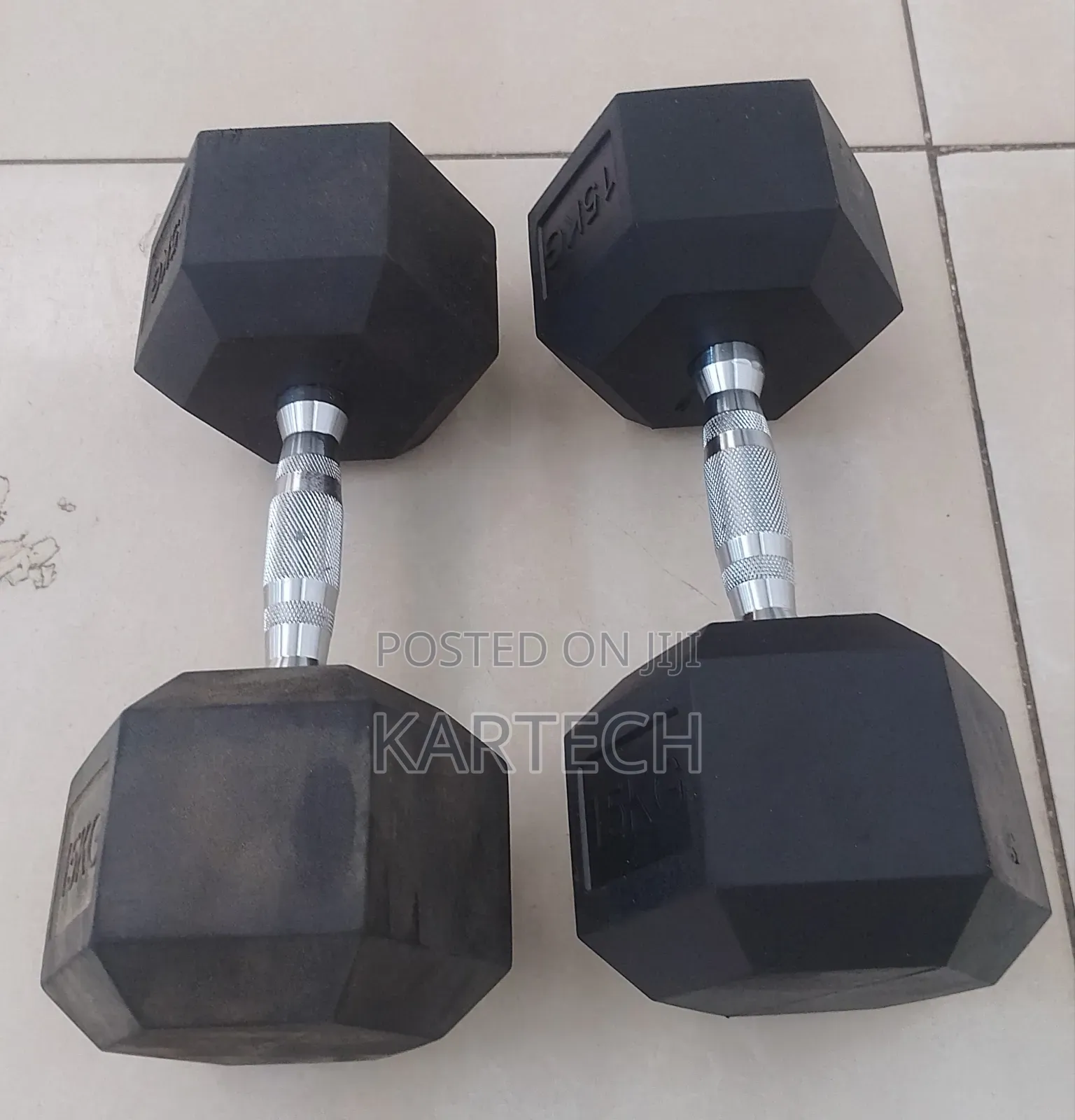20kg Hexagonal Dumbbells Set
