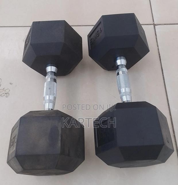 20kg Hexagonal Dumbbells Set