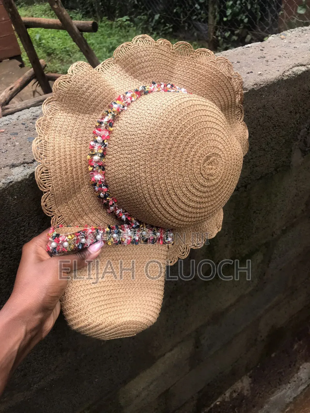 *Kids 2 in 1 Straw Woven Bag and Hat