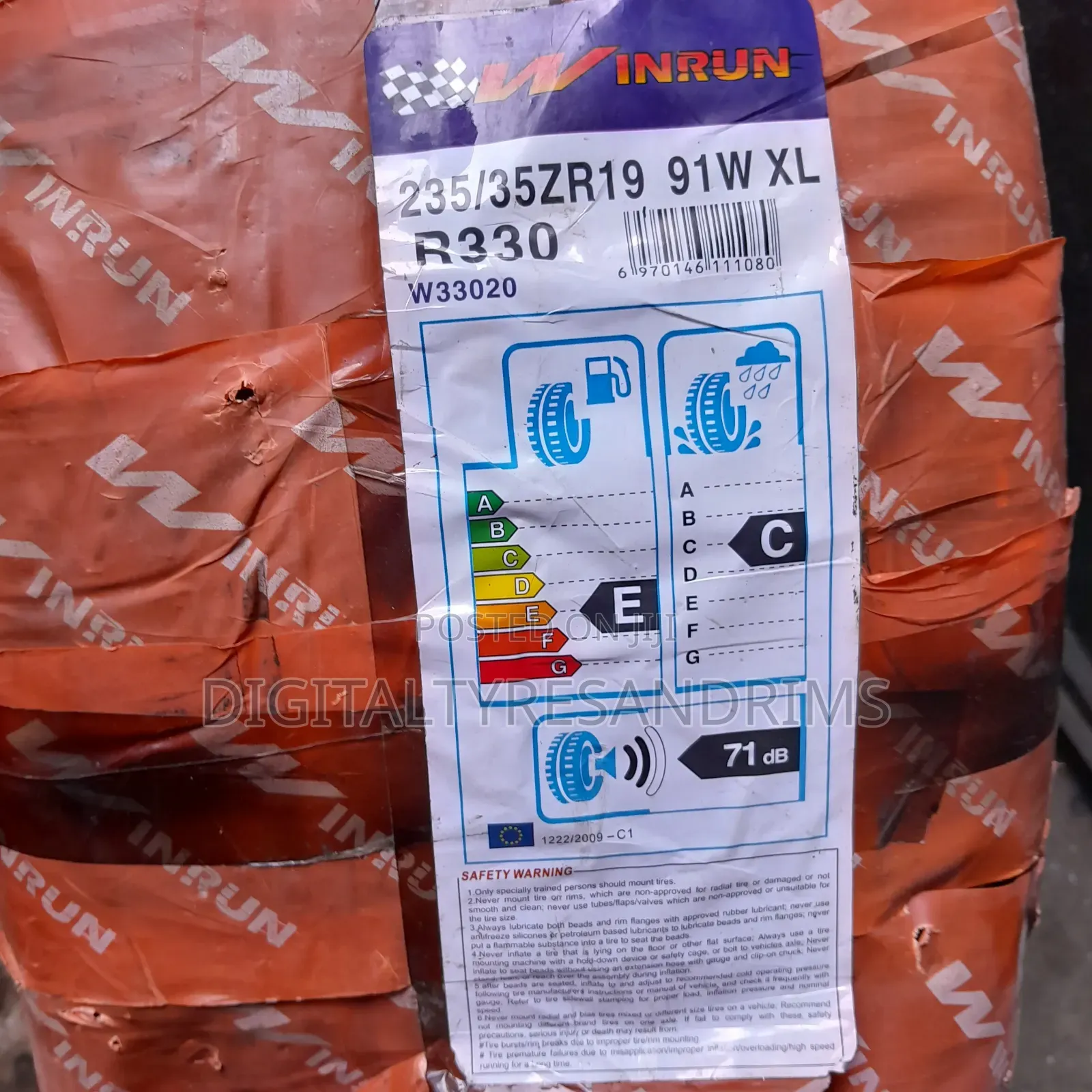 235/35r19 Winrun Tyres Brand New