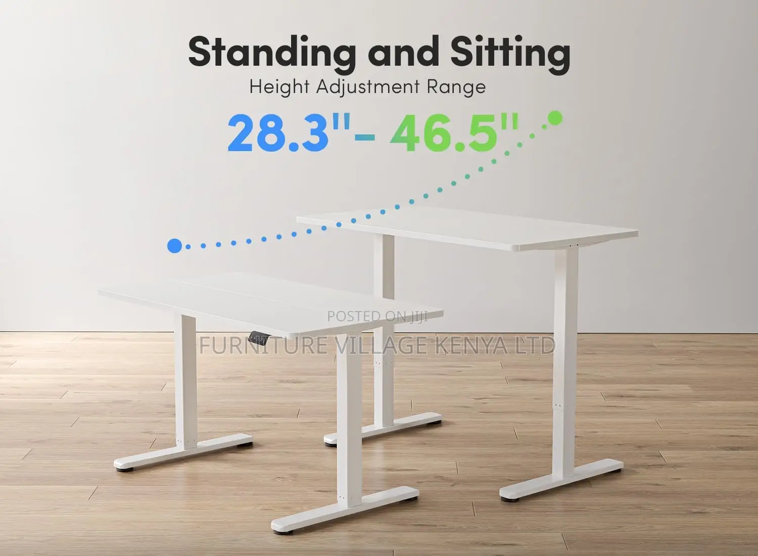Office Desk: Motorized Electric Adjustable Desk