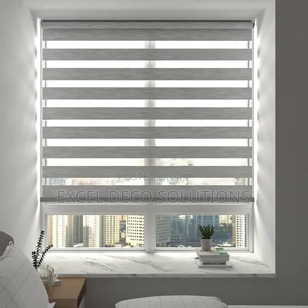 Elegant Privacy Style Zebra Blinds