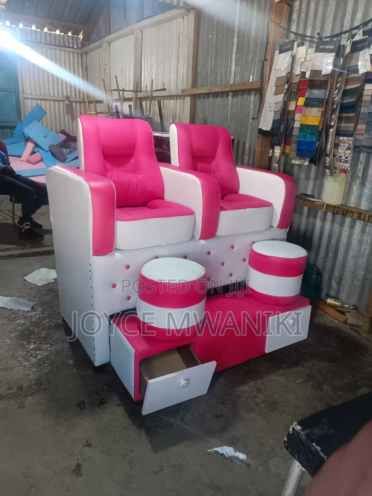 Pedicure Seat, 2 Seater Unique and Classy