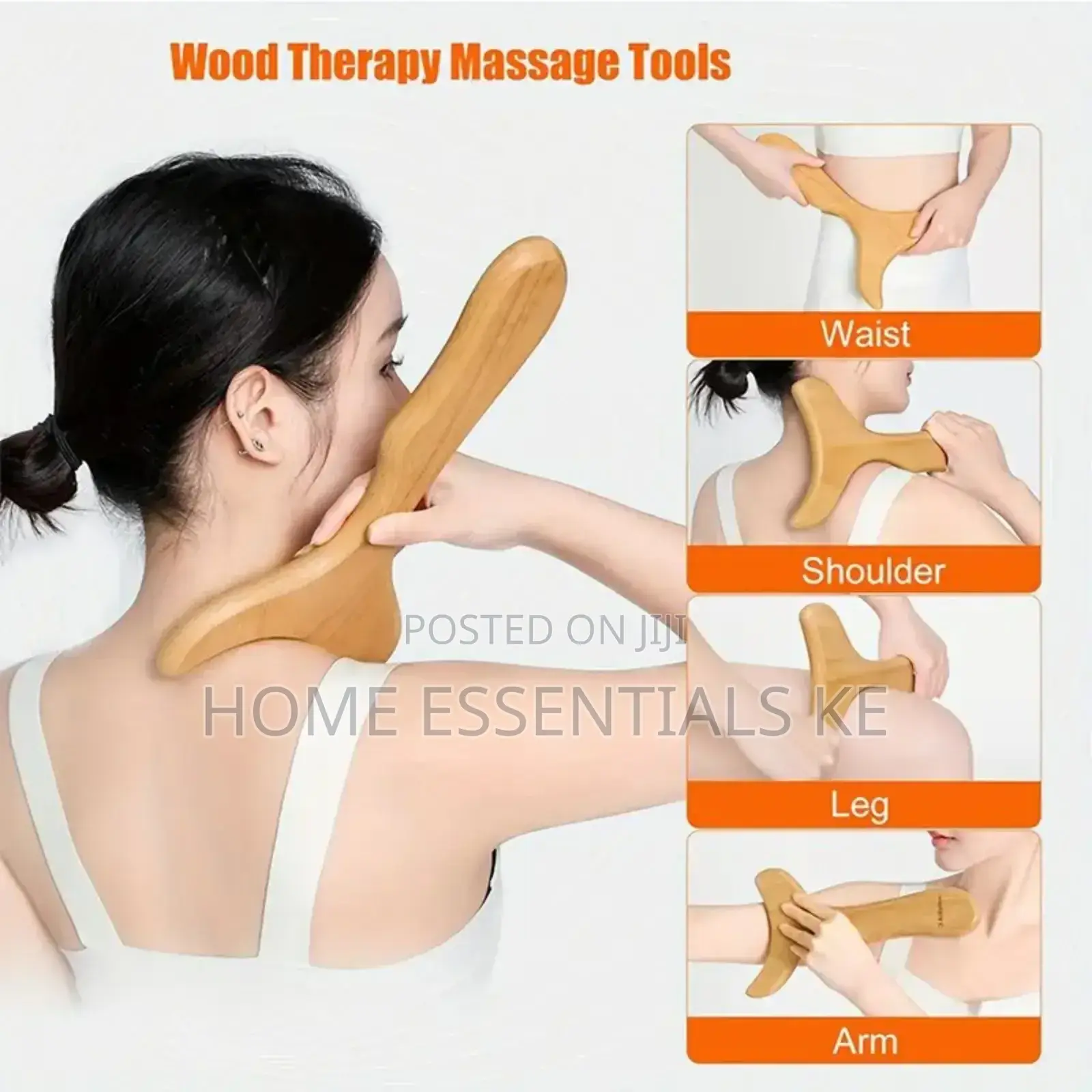 *Wooden Gua Sha Therapy Tools Wooden Lymphatic Massager*