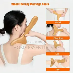 *Wooden Gua Sha Therapy Tools Wooden Lymphatic Massager*