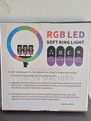 RGB Ring Light With Remote