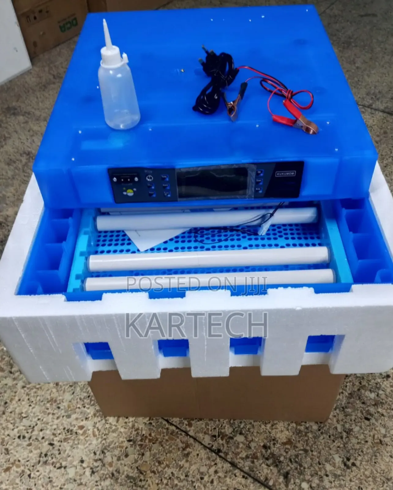 64-Eggs Solar and Electric Full Automatic Roller Incubator