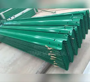 Green Colourd Beam Guardrail 4.3m