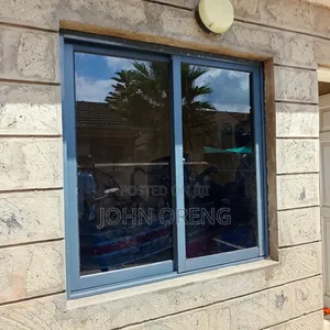 Grey Aluminium Sliding Window