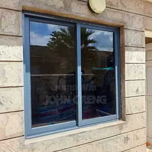 Grey Aluminium Sliding Window