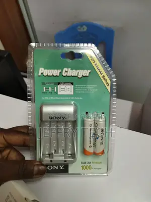 SONY Power Charger for Aa and Aaa Rechargeable Batteries Wit