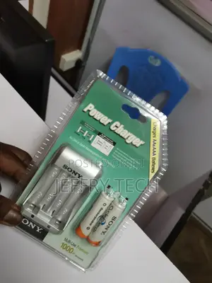 SONY Power Charger for Aa and Aaa Rechargeable Batteries Wit
