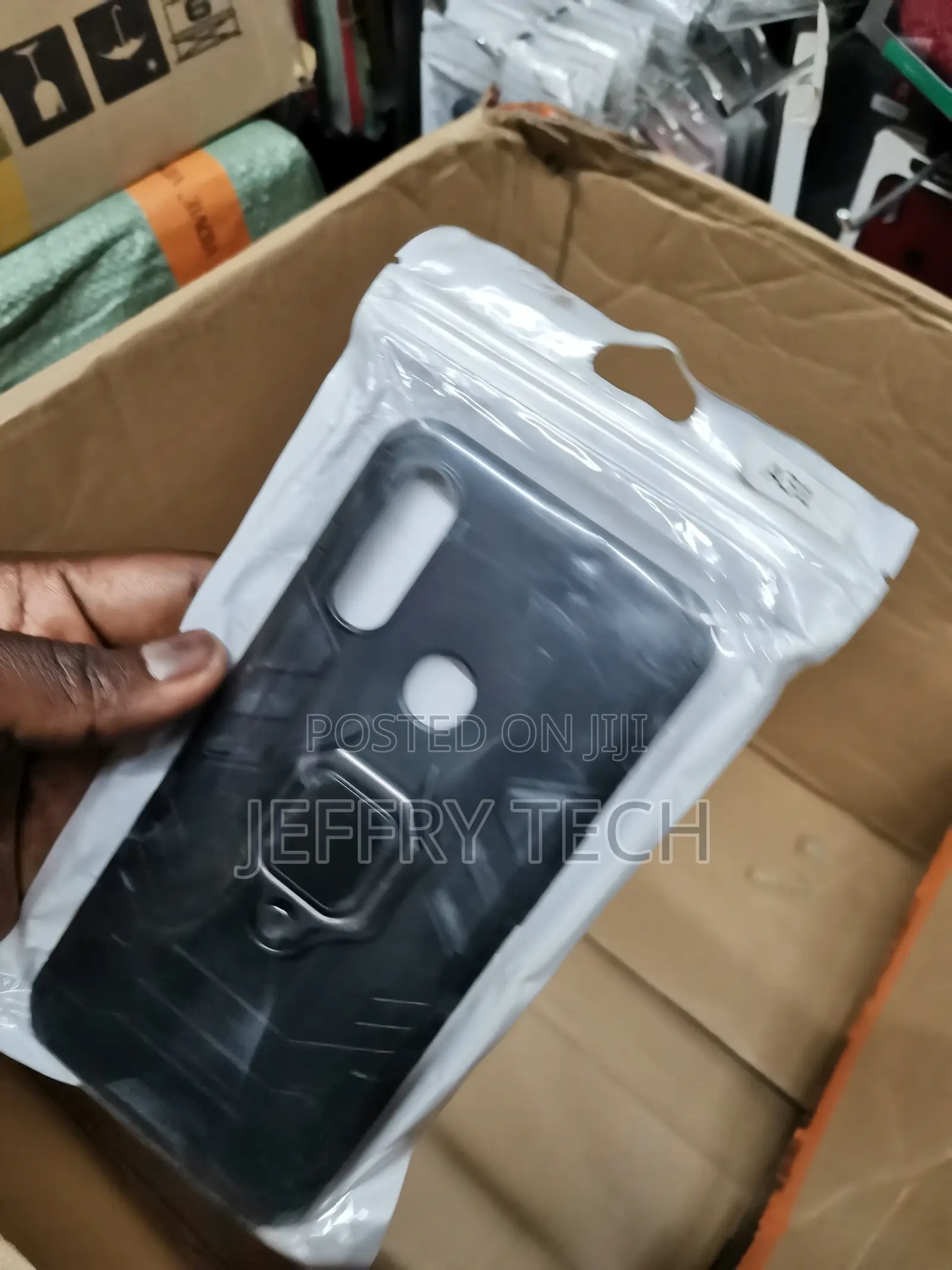 Samsung Galaxy A31 Hybrid Case With Ring Holder - Black