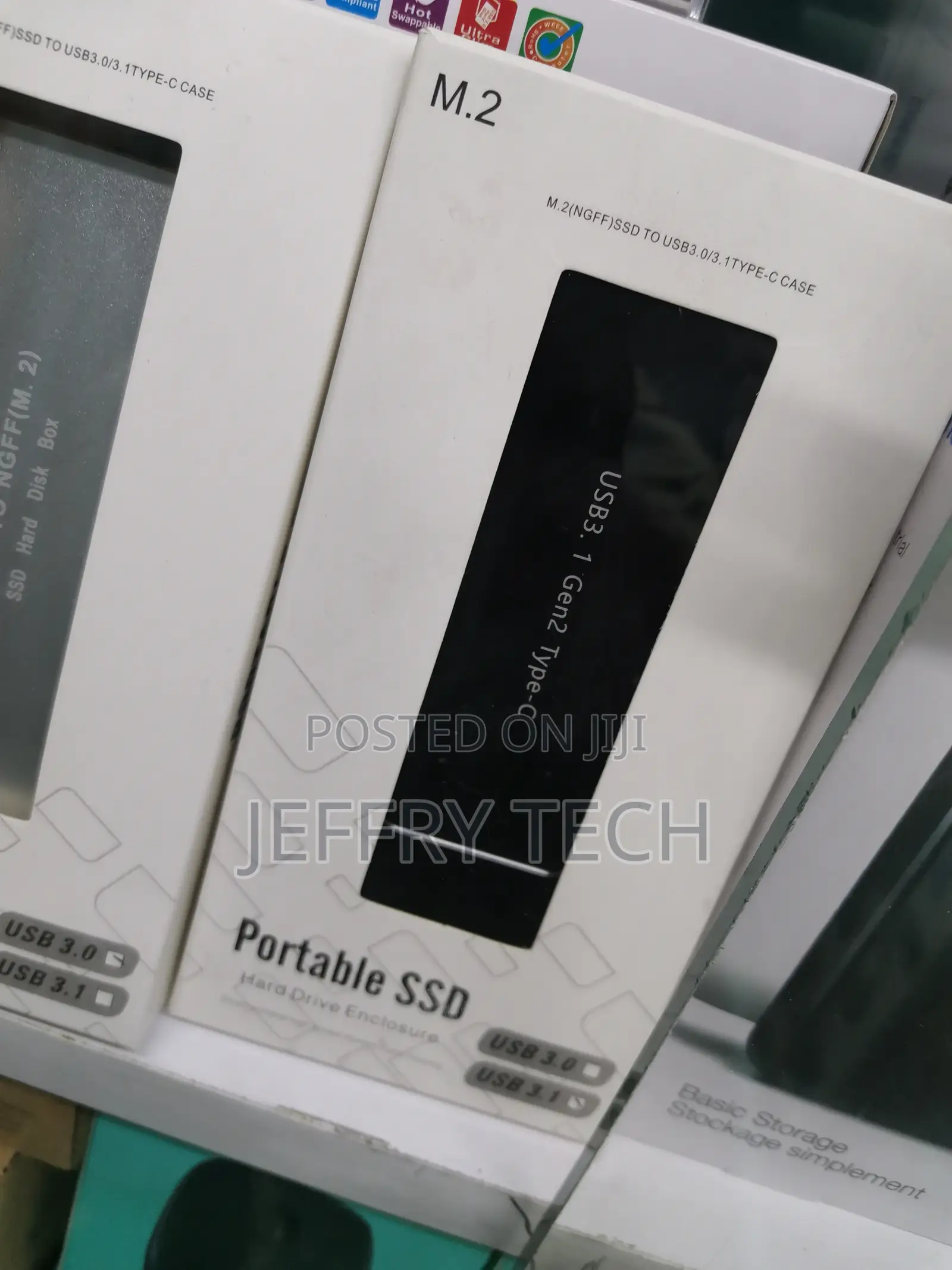 USB3.0 to NGFF M.2 External SSD Hard Disk Drive Box HDD SSD