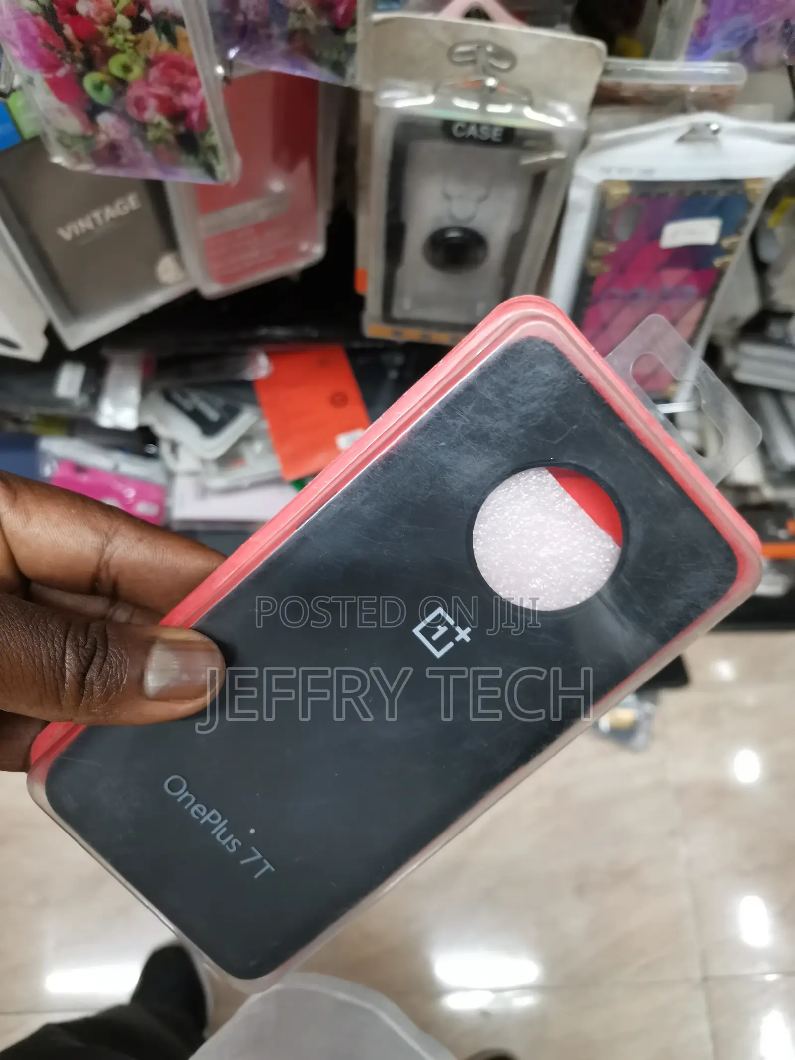 Artistque Back Cover for Oneplus 7T (Blue, Matte Finish, Pa