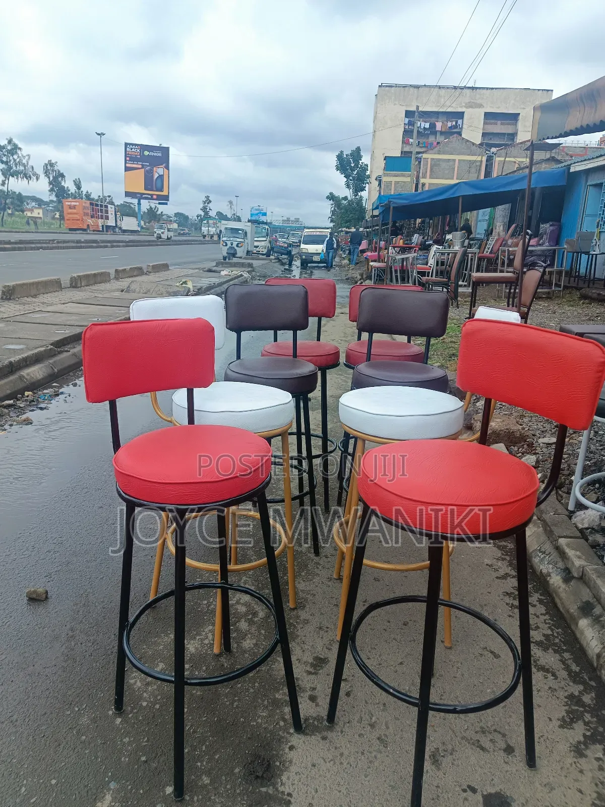 Counter Stools or Bar High Stools, Different Colours 