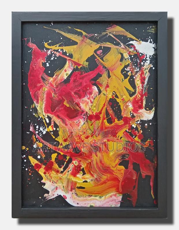 African Art Wall Painting - thumbnail 4