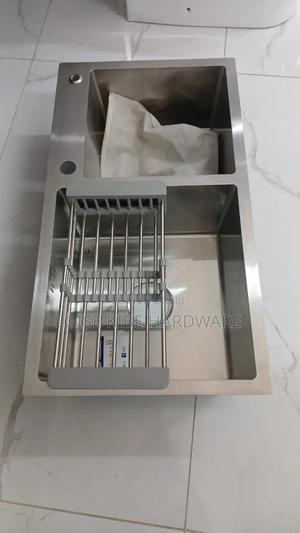 Silver Kitchen Sink Available Heavy Quality - thumbnail 2