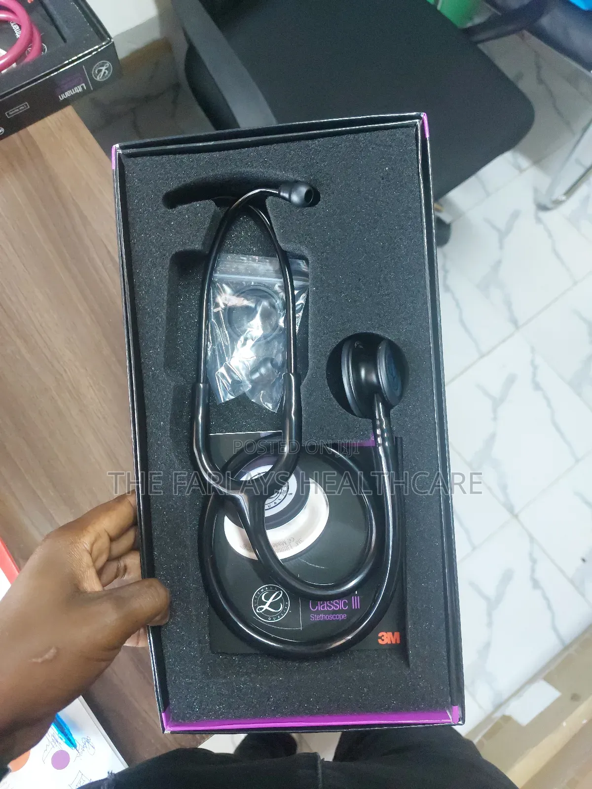 Littmann Classic Iii Stethoscope Black-black Finish