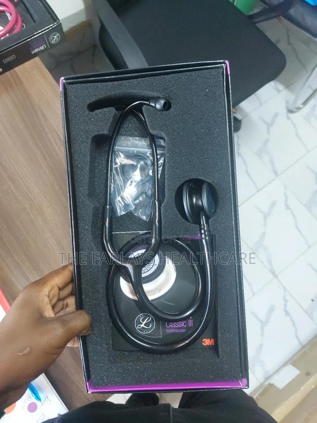 Littmann Classic Iii Stethoscope Black-black Finish