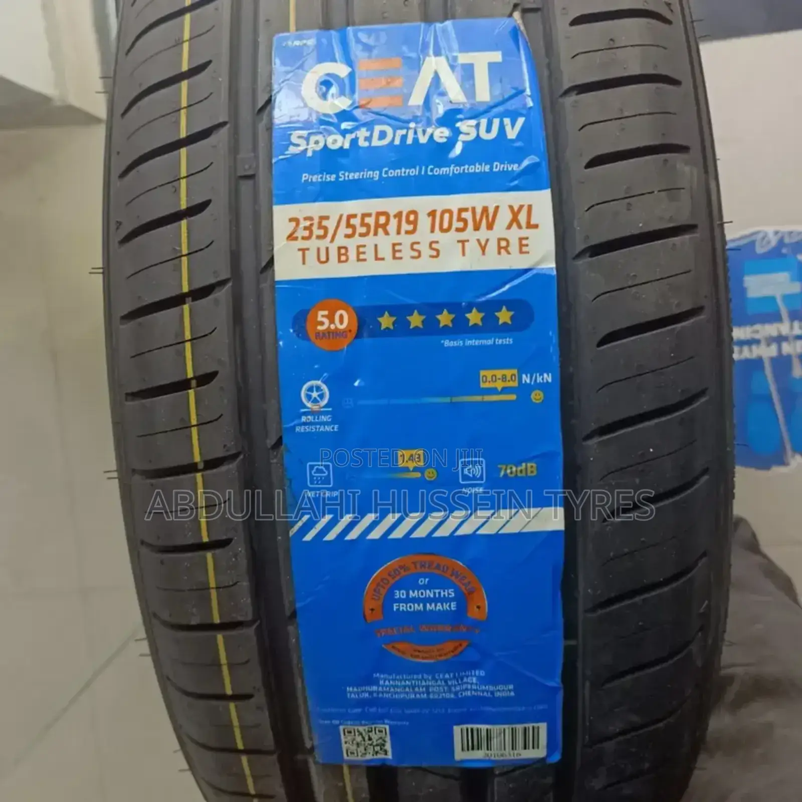 235/55 R19 Ceat Tyres