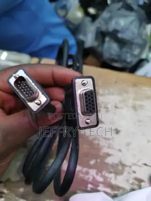 Male VGA to Female VGA Cable, 1.5m Black