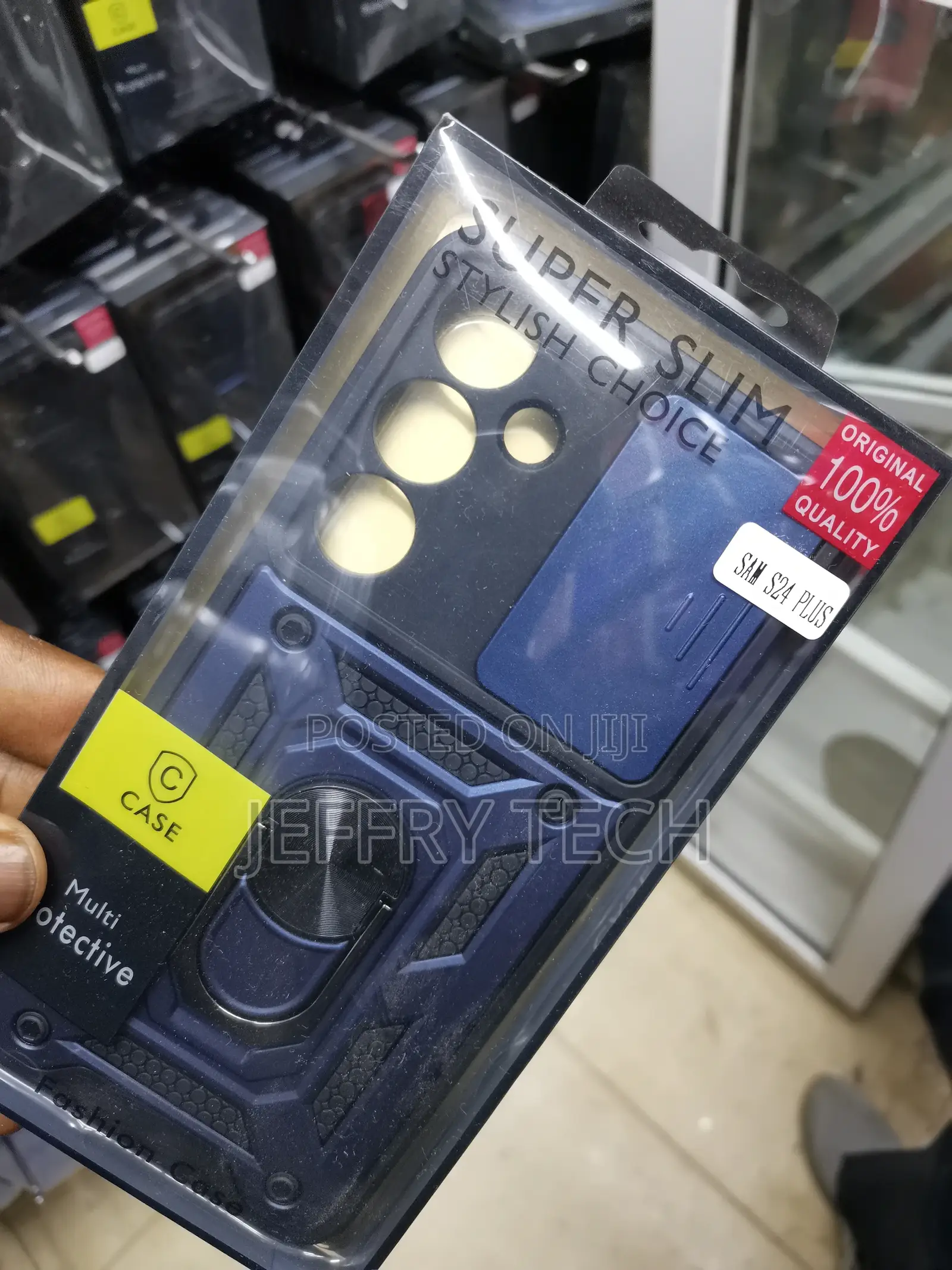Shock Case With Sliding Camera Protection Samsung S24 Plus