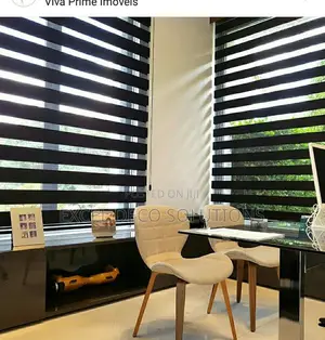 Black Room Darkening Roller Blinds