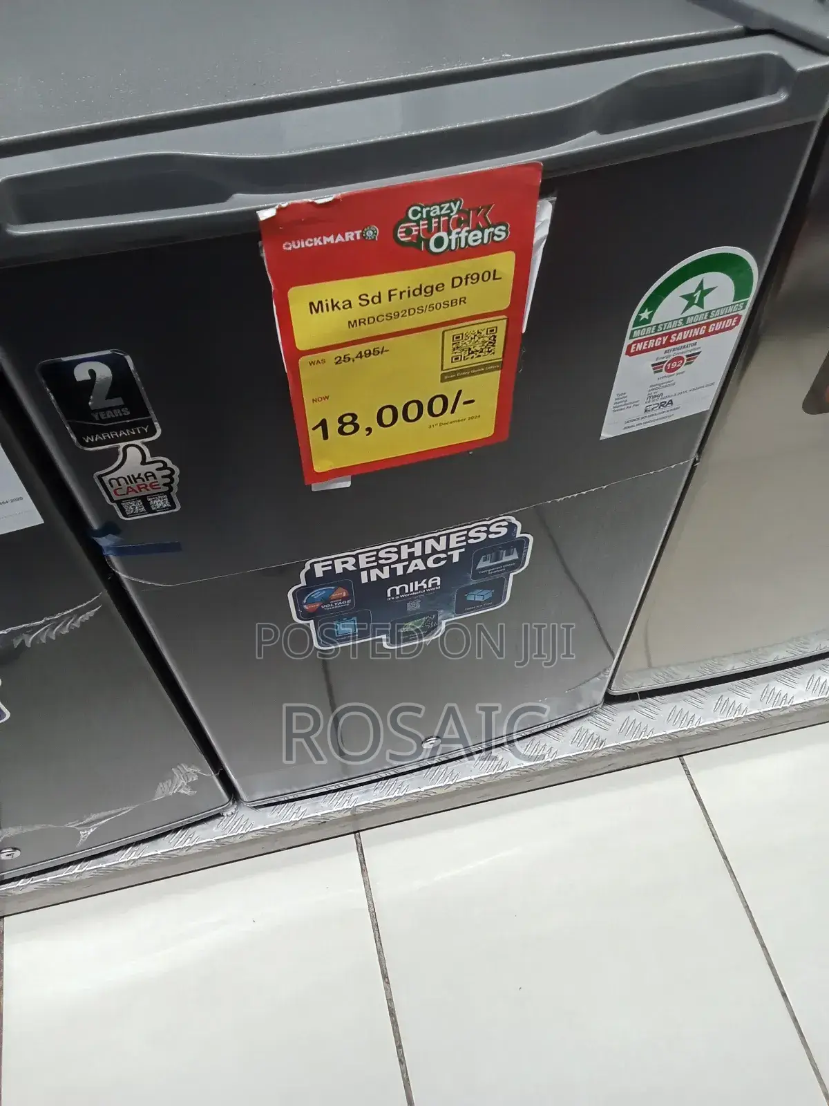 Mika Fridge 90l