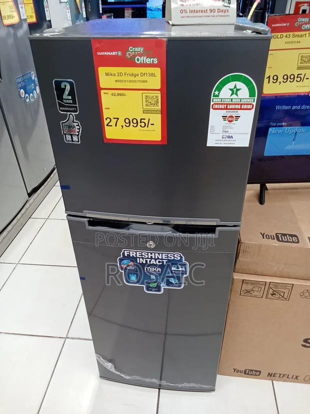 Mika Fridge 138ldouble Double Door