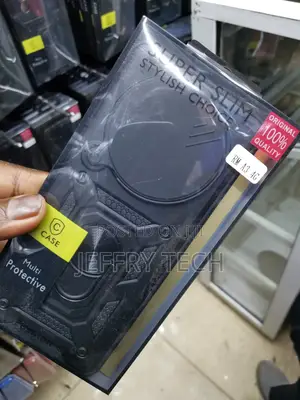 Camshield Hard Redmi A3 4g Case With Ring Kickstand-Black