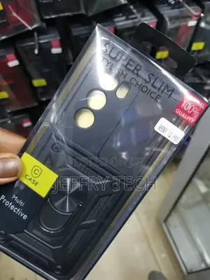 Oppo Reno 12 Pro Camshield Case With Ring Holder -Black