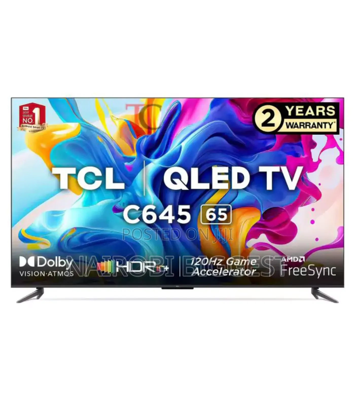 Tcl 65" Inches Best 4k Frameless Television