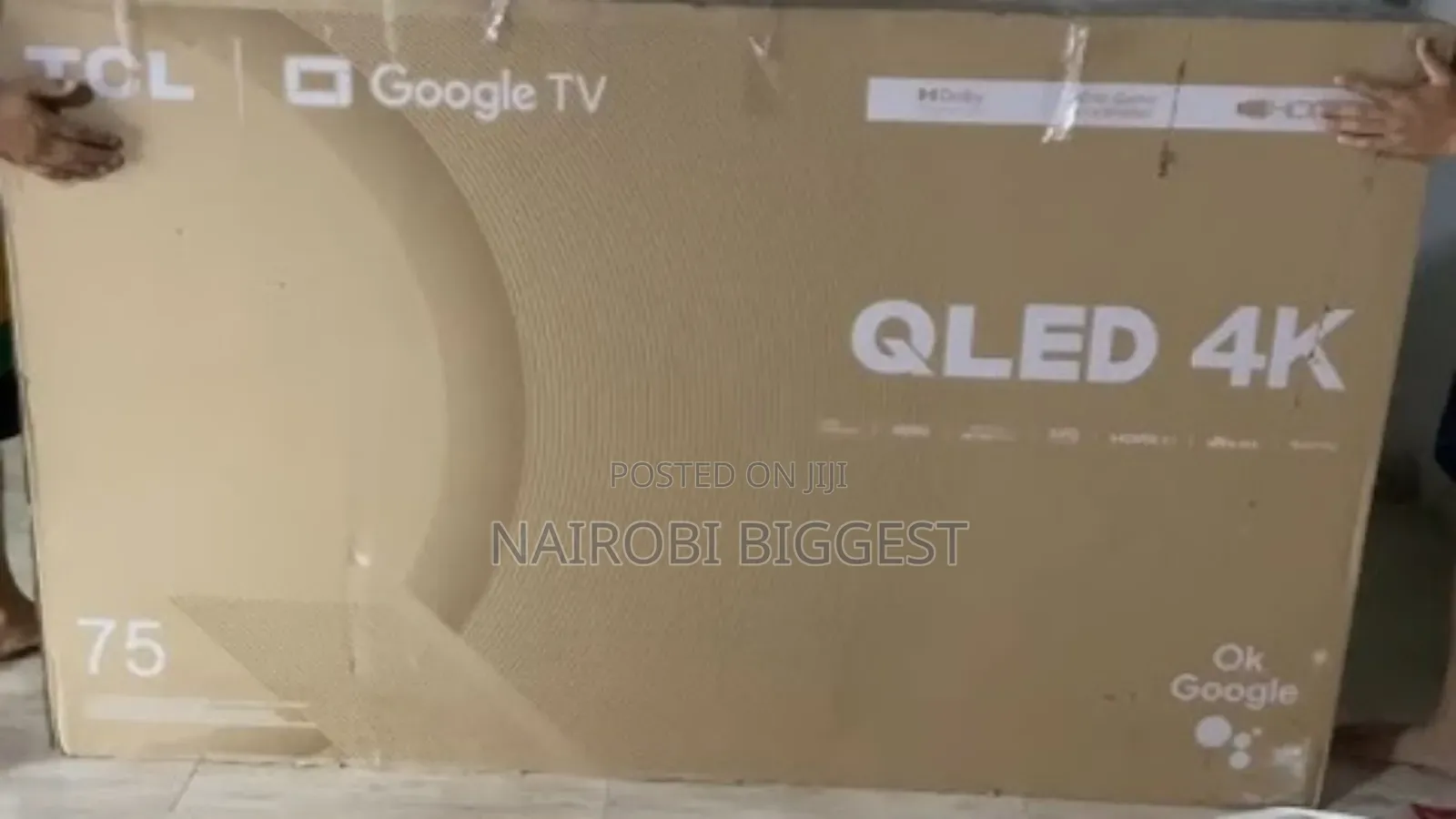 TCL 75" Qled Resolution Frameless Television