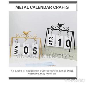 Desk Metal Calendar - main view