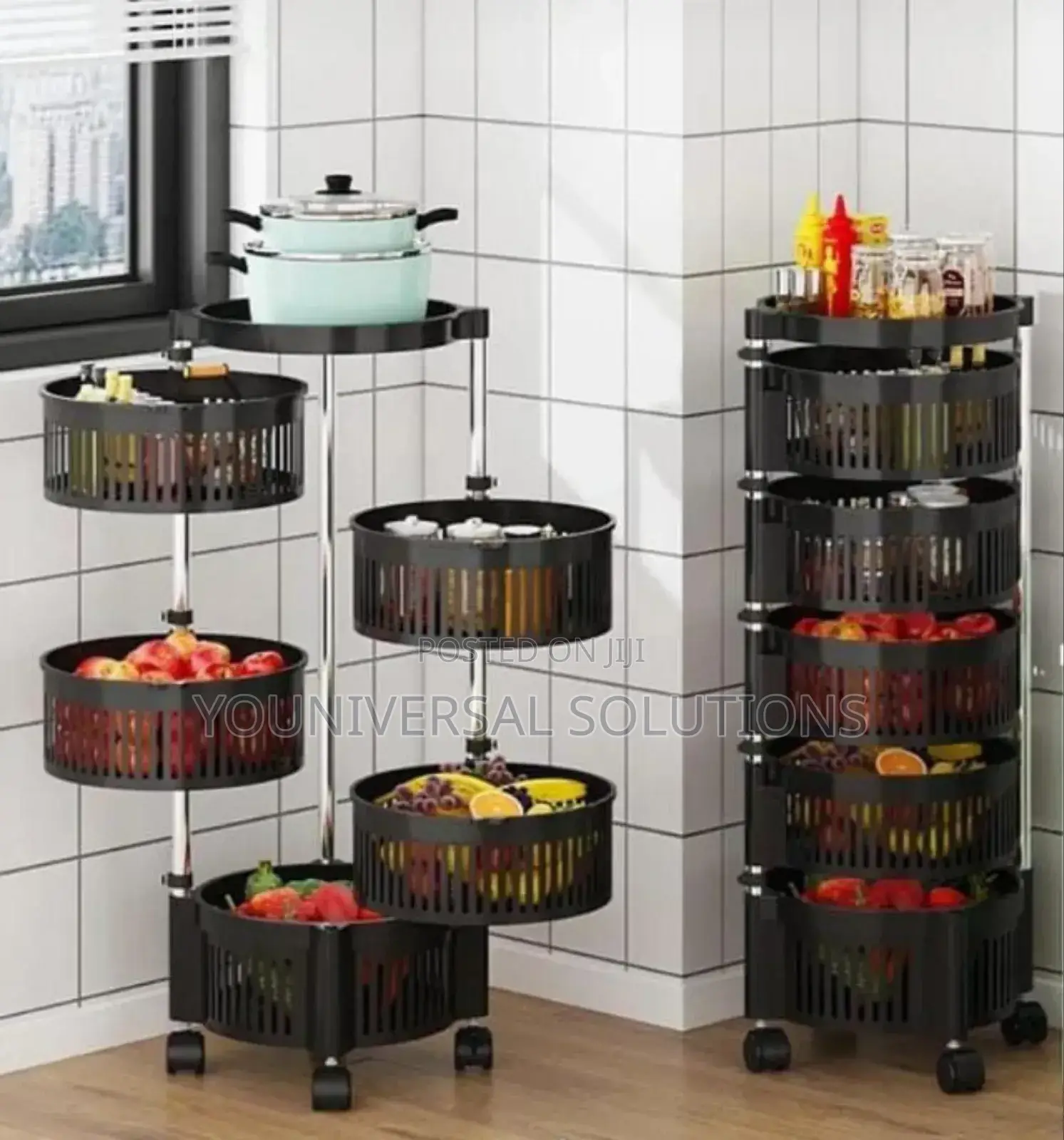 4tier Plastic Fruit Rack