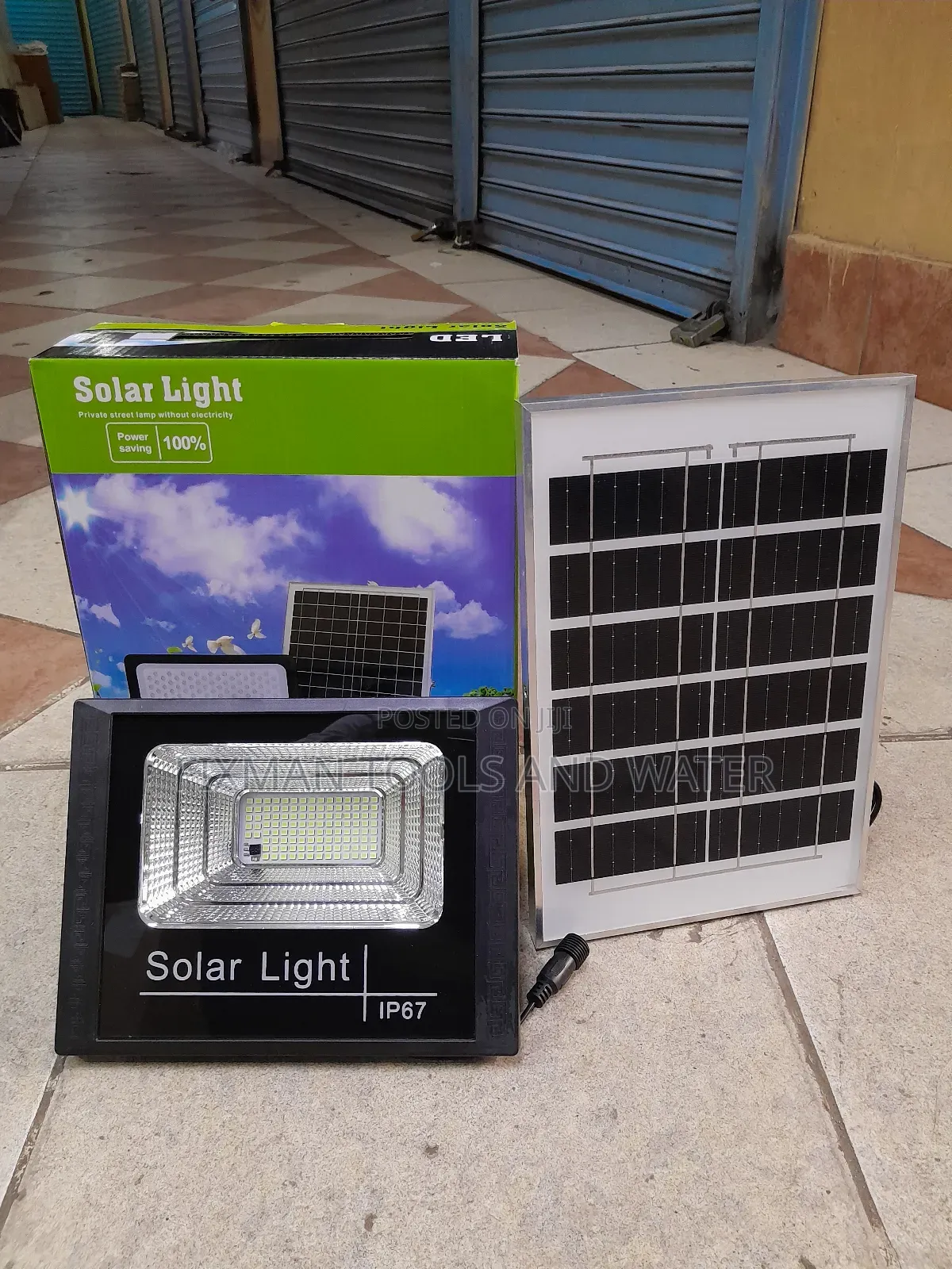 Bright LED Solar Flood Lights 100 Watts