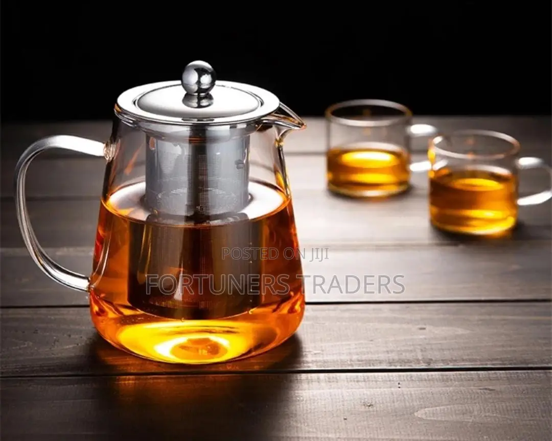 Glass Teapot With Stainless Steel Infuser