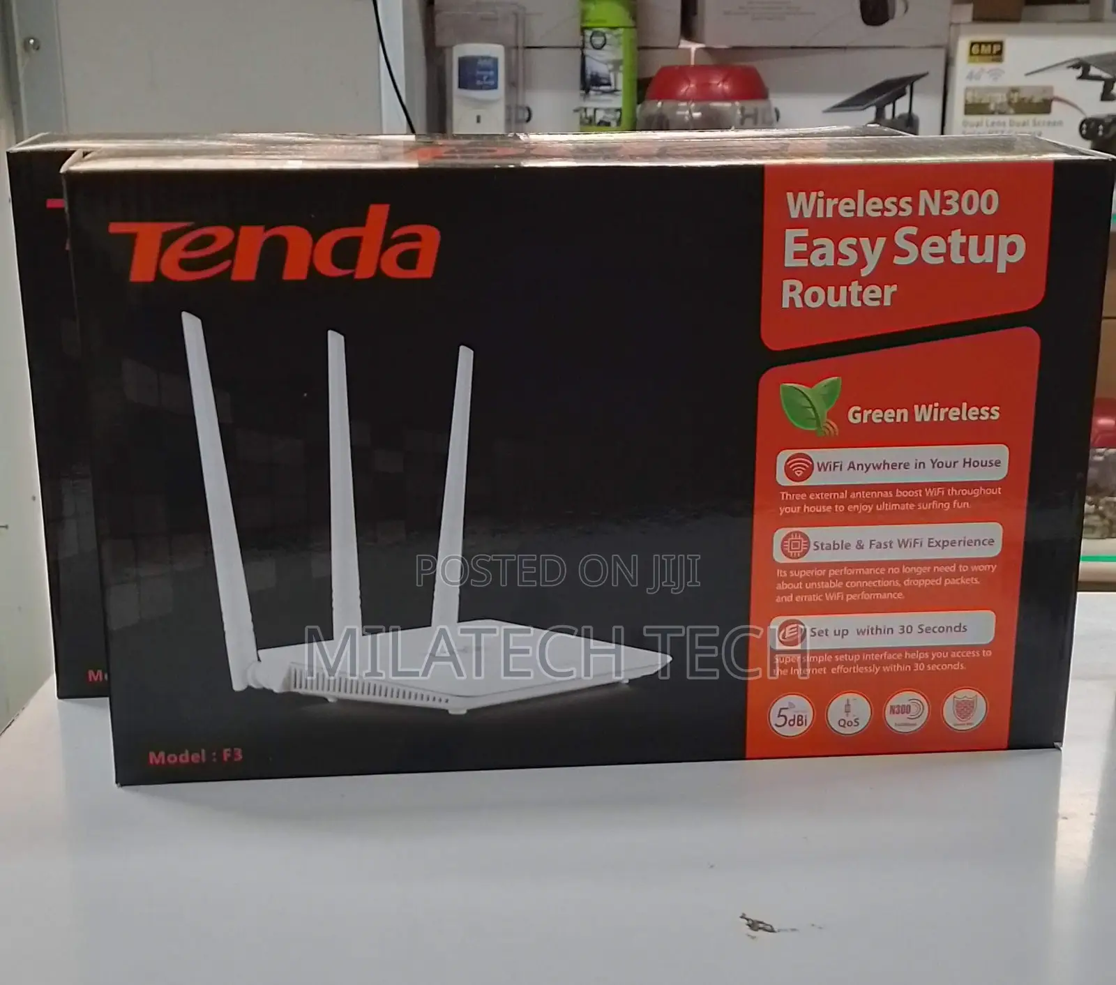 Wireless N300 F3 Tenda Router Easy Setup Router