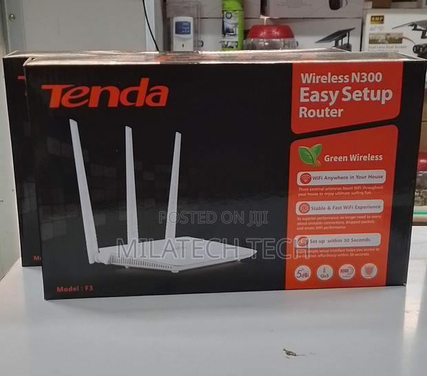 Wireless N300 F3 Tenda Router Easy Setup Router - main view