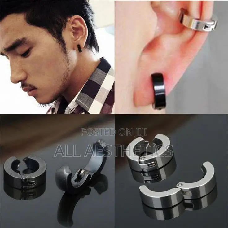 Clip on Earrings for Men