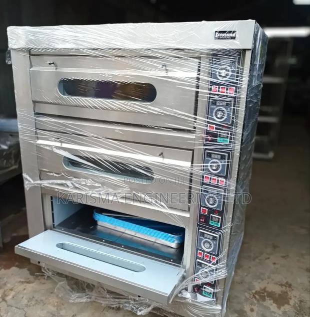 Commercial Imported 3 Deck Oven - main view