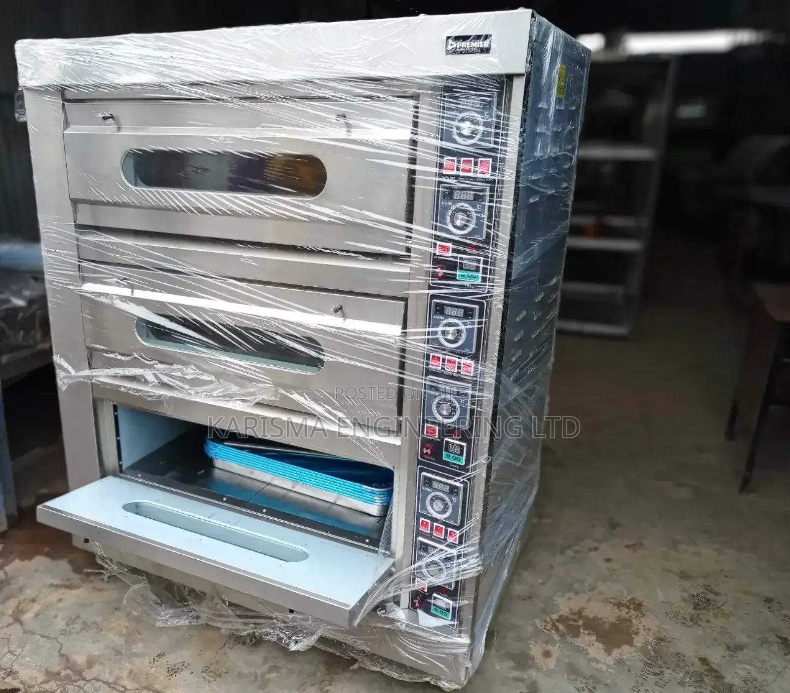 3 Deck Electric Heavy Duty Oven.