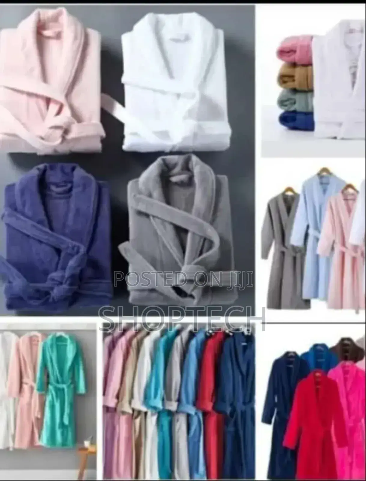 Bathrobes With Different Colours